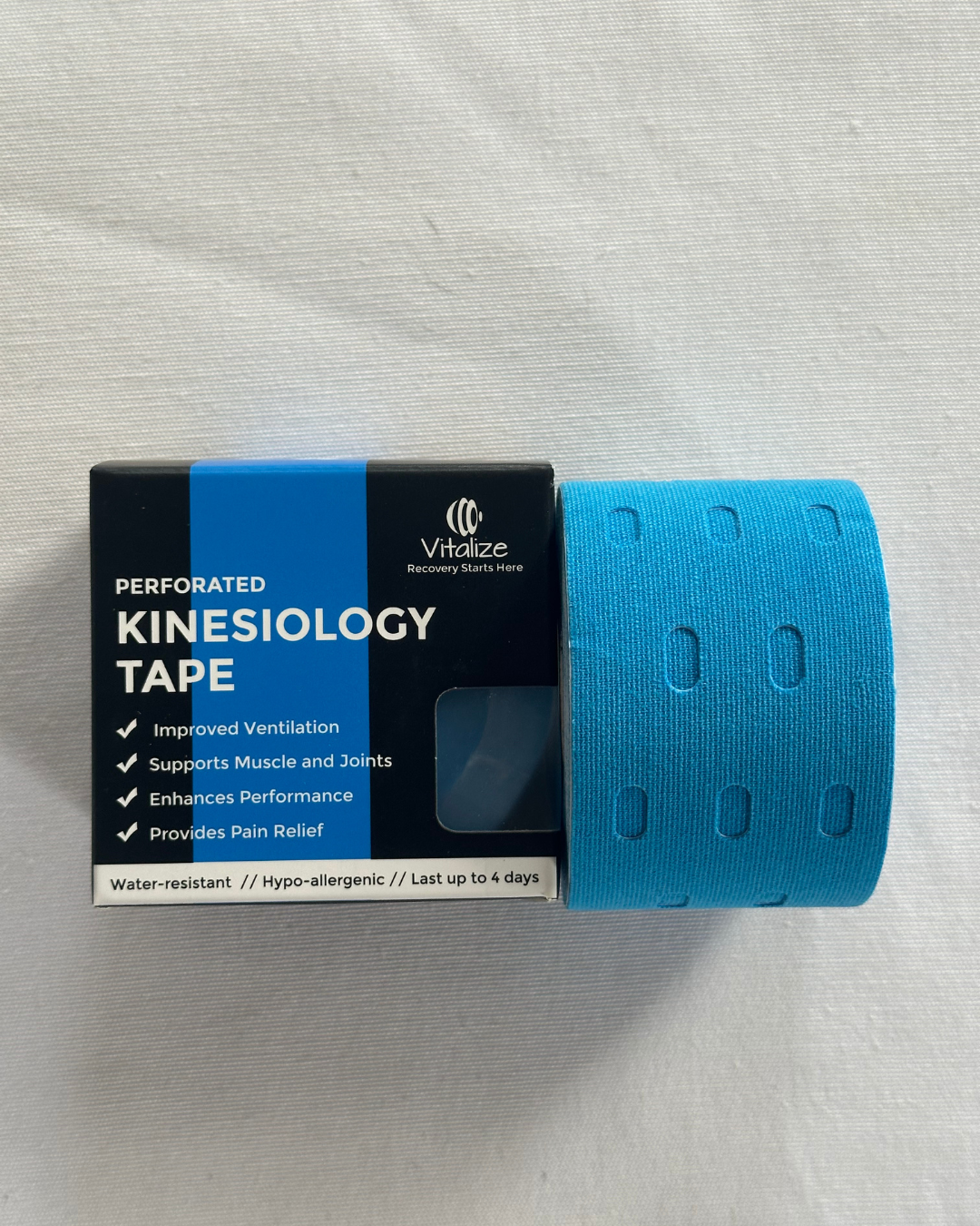 Perforated K-Tape (Blue) - MassageGuns.co.nz