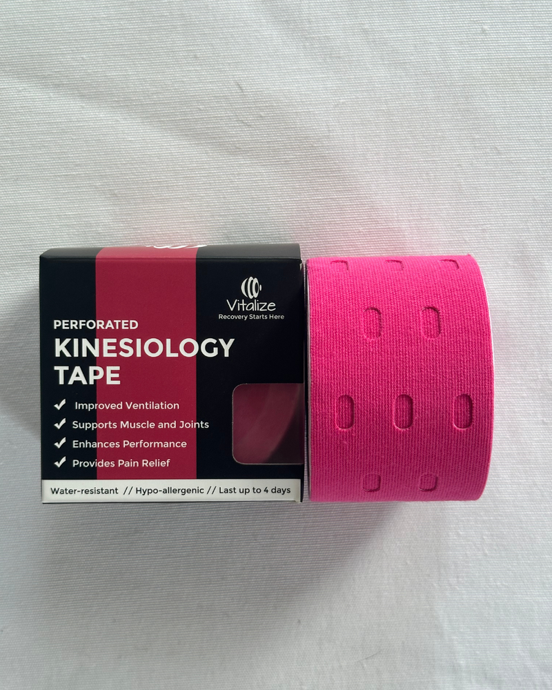 Perforated K-Tape (Pink) - MassageGuns.co.nz